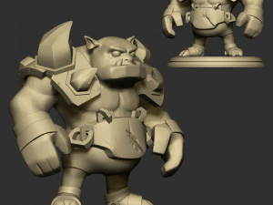 Stylized Orc Monsters 3D Print Model