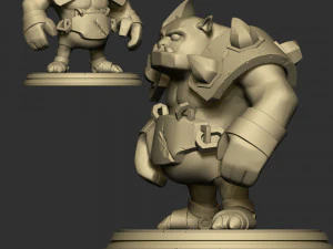 Stylized Orc Monsters 3D Print Model