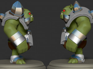Stylized Orc Monsters 3D-Druckmodell