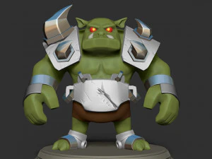 Stylized Orc Monsters 3D Print Model