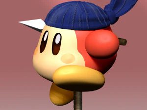 Bandana Waddle Dee 3D Print Model