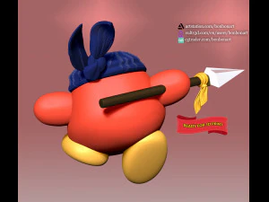 Bandana Waddle Dee 3D Print Model