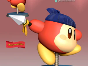 Bandana Waddle Dee 3D Print Model