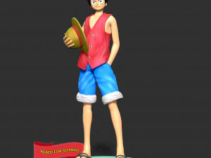Luffy- One Piece 3D Print Model