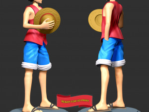 Luffy- One Piece 3D प्रिंट मॉडल