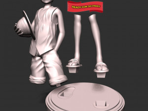 Luffy- One Piece 3D प्रिंट मॉडल