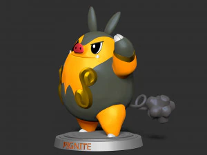 Pignite- Pokemon Go 3D Print Model