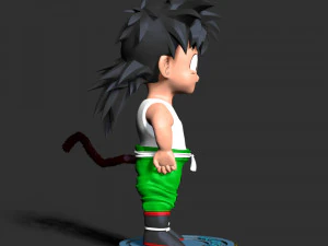 Dragon Ball - Gohan Ni&ntilde;o Modelo de impresión 3D