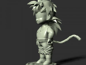 Dragon Ball - Gohan Ni&ntilde;o Modelo de impresión 3D