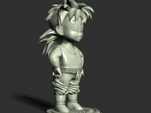 Dragon Ball - Gohan Ni&ntilde;o Modelo de impresión 3D