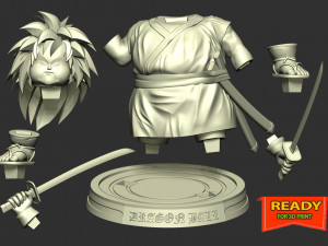 Yajirobe - Dragon Ball 3D-printmodel