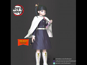 Kanao Tsuyuri - Demon Slayer Model Cetak 3D