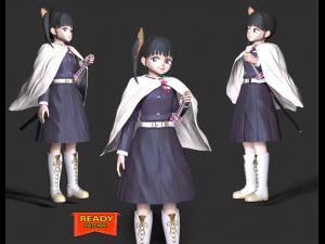 Kanao Tsuyuri - Demon Slayer 3D Print Model