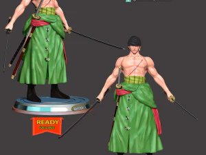 Roronoa Zoro - One Piece 3D Print Model
