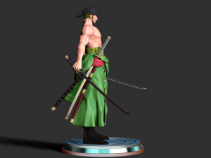 Roronoa Zoro - One Piece 3Dプリントモデル