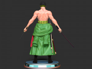 Roronoa Zoro - One Piece 3Dプリントモデル