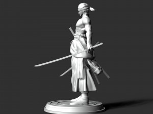 Roronoa Zoro - One Piece 3Dプリントモデル