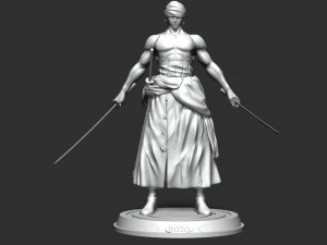 Roronoa Zoro - One Piece 3D Print Model