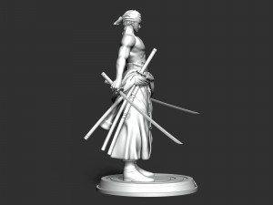 Roronoa Zoro - One Piece 3Dプリントモデル