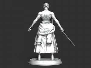 Roronoa Zoro - One Piece 3Dプリントモデル
