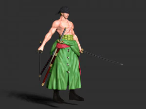 Roronoa Zoro - One Piece 3D Print Model