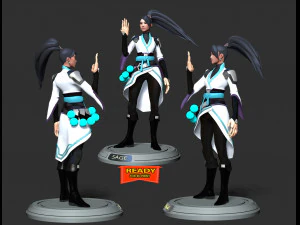 Sage - Valorant 3D Print Model