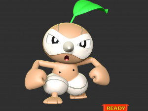 Espurr Nuzleaf - Pokemon 3D प्रिंट मॉडल