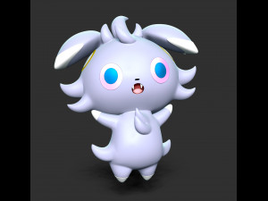 Espurr Nuzleaf - Pokemon 3D प्रिंट मॉडल
