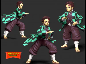 Tanjiro Kamado - Demon Slayer Hinokami Chronicles 3D Print Model