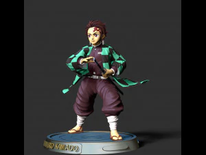 Tanjiro Kamado - Demon Slayer Hinokami Chronicles 3D Print Model