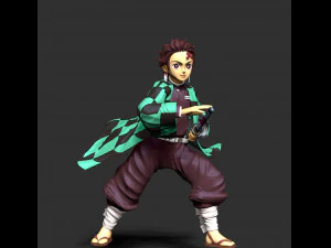 Tanjiro Kamado - Demon Slayer Hinokami Chronicles 3D Print Model