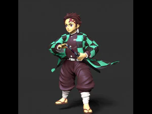 Tanjiro Kamado - Demon Slayer Hinokami Chronicles 3D Print Model