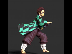 Tanjiro Kamado - Demon Slayer Hinokami Chronicles 3D printmodel