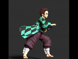 Tanjiro Kamado - Demon Slayer Hinokami Chronicles 3D Print Model