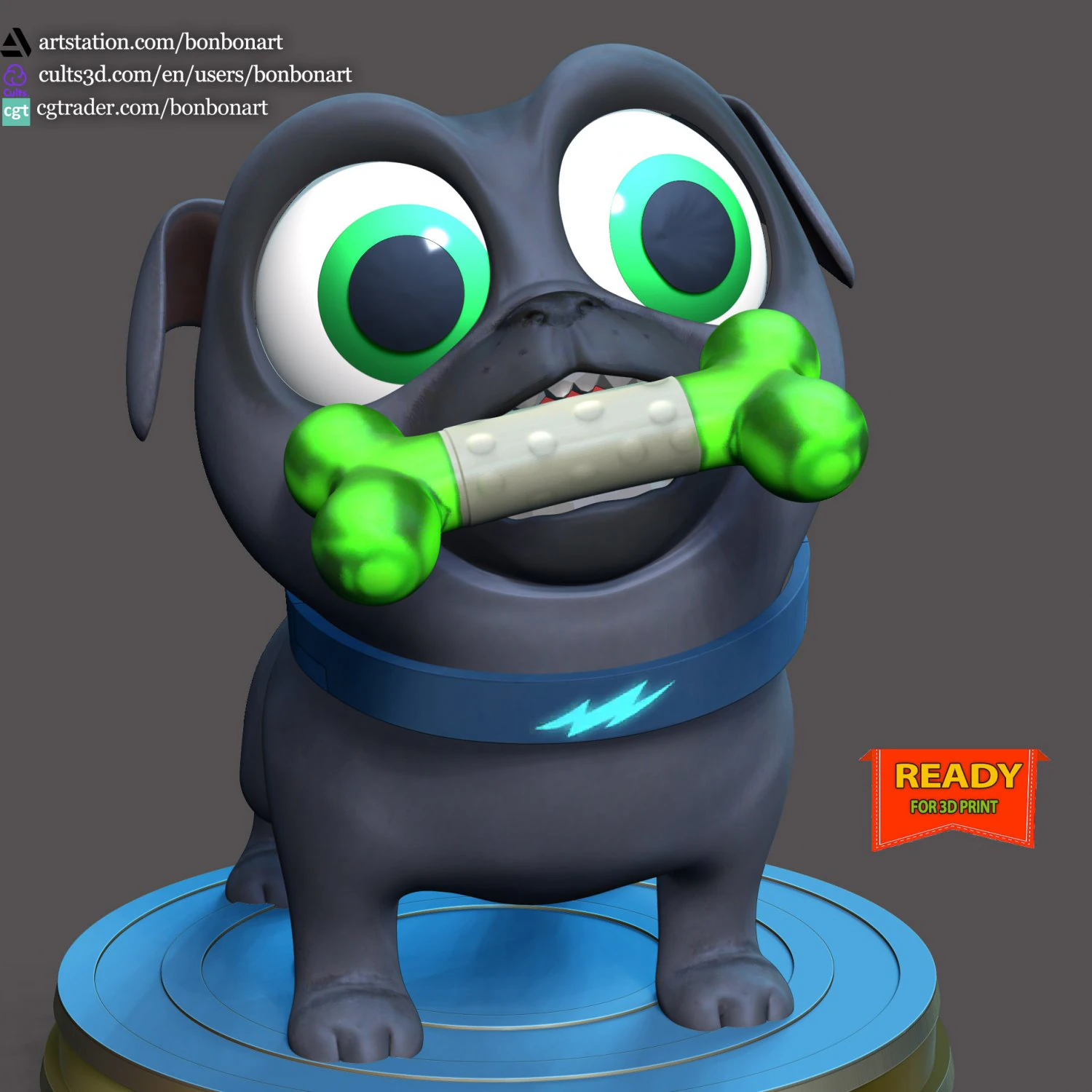 Bingo - Puppy Dog Pals 3D Print Model .c4d .max .obj .3ds .fbx .stl .blend 