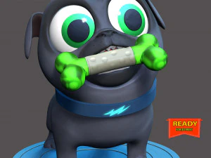 Bingo - amigos cachorrinhos Modelo de Impressão 3D