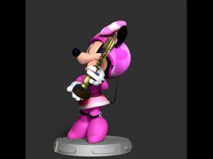 Minnie Mouse - Champions Trophy 3D Print Model