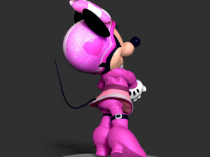 Minnie Mouse - Champions Trophy 3D Baskı Modeli
