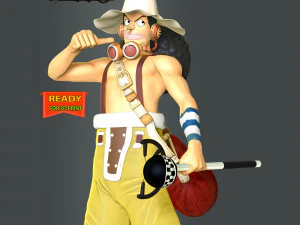 Usopp-One Piece Modelo de Impressão 3D