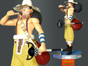 Usopp - One Piece Modelo de impresión 3D