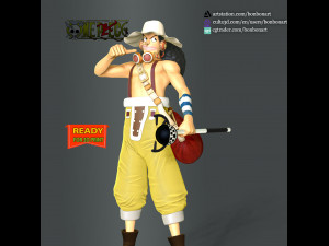 Usopp - One Piece Modelo de impresión 3D