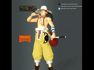 Usopp - One Piece 3D Print Model
