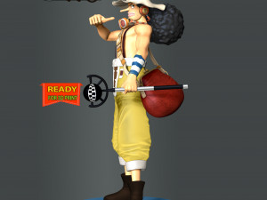 Usopp - One Piece Modelo de impresión 3D