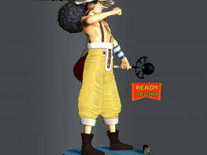 Usopp - One Piece Modelo de impresión 3D