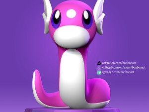 Dratini - Pokemon Go 3D Принт Модель