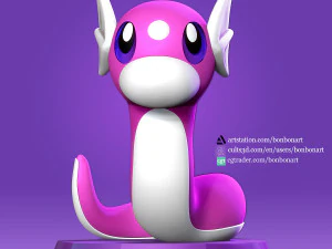 Dratini - Pokemon Go 3D Print Model