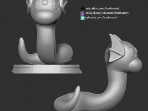 Dratini - Pokemon Go 3D Print Model