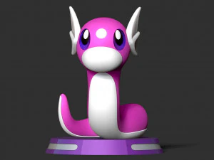Dratini - Pokemon Go 3D Print Model