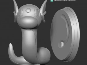 Dratini - Pokemon Go 3D Print Model