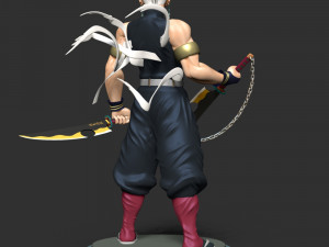 Tengen Uzui - Demon Slayer 3D प्रिंट मॉडल